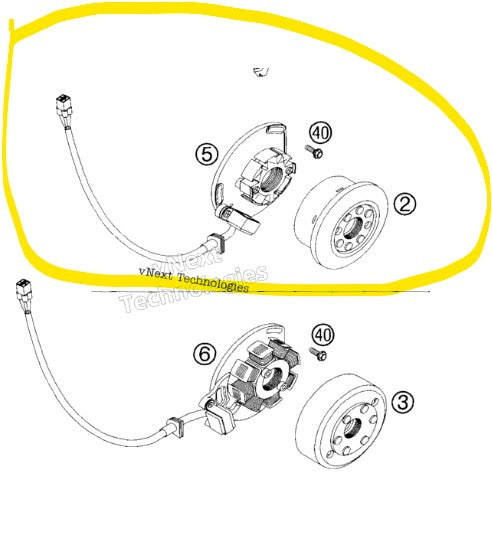 Stator 150SX KTM 54839104000 – Regulatorrectifier.com
