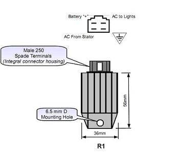 NS125 Regulator Rectifier SH633-12 NS 125 Honda – Regulatorrectifier.com